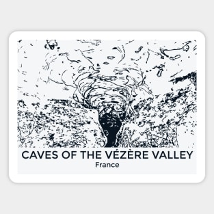 Caves of the Vézère Valley - France Magnet
